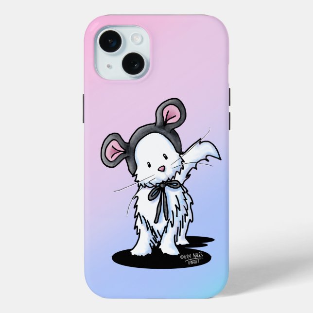Mouse Kitty KiniArt Case-Mate iPhone Case (Back)