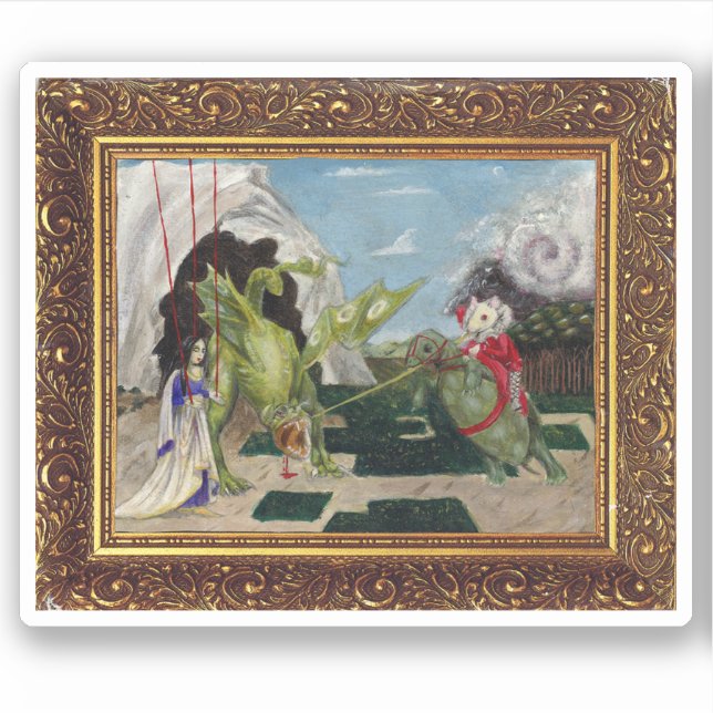 Mouse Lair Painting from Blood Tea and Red String (Front)