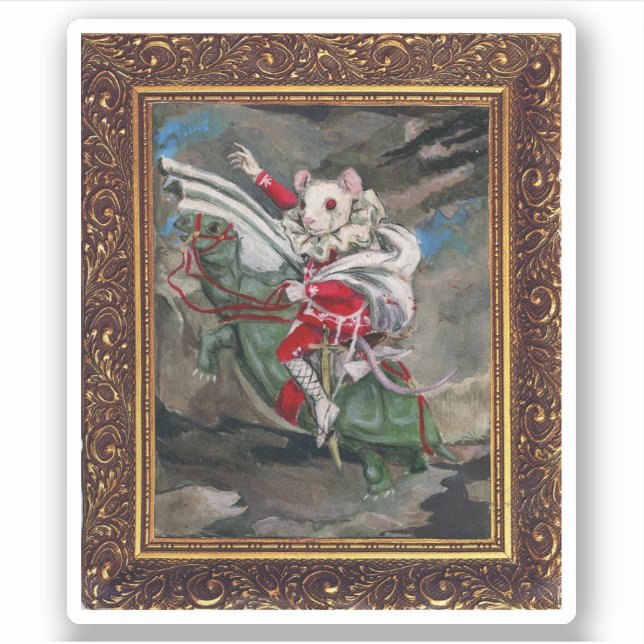 Mouse Lair Painting from Blood Tea and Red String (Front)