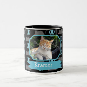 Mouse Male Cat Name and Photo Coffee Mugs