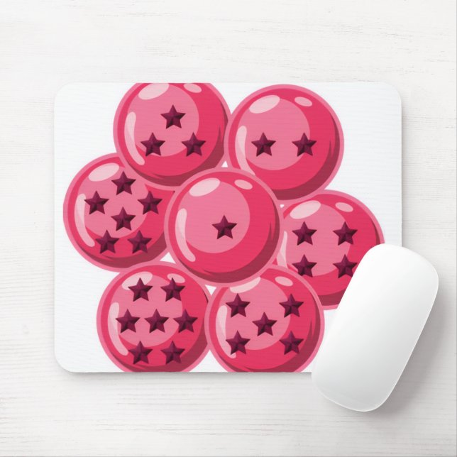 mouse mat dragon ball pink (With Mouse)
