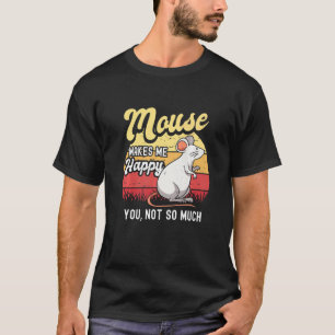 Mouse Mice Rat Gerbil Maus Ratón Pet Rodent Men Wo T-Shirt