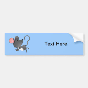 Mouse Mice Rat Rodents Mammal Cute Cartoon Animal Bumper Sticker