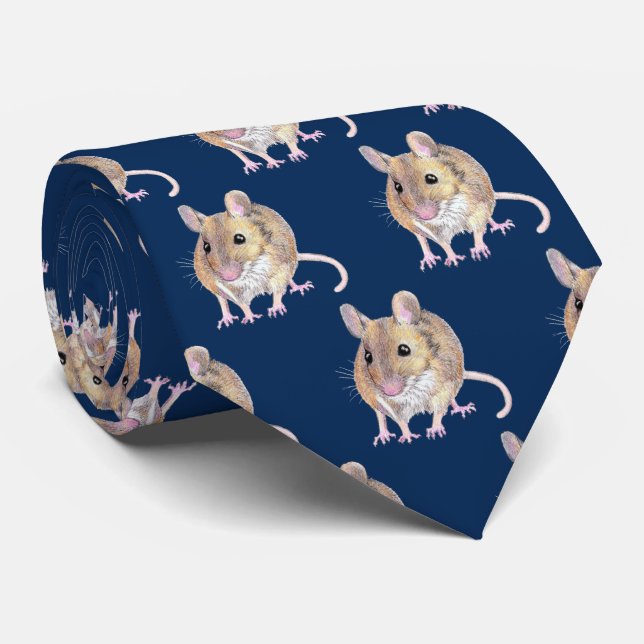 Mouse Neck Tie (Rolled)