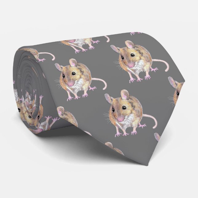 Mouse Neck Tie (Rolled)