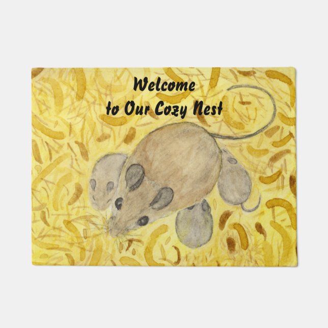 Mouse Nest Doormat (Front)