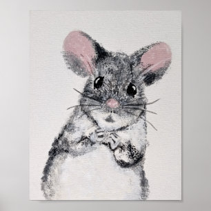 Mouse Nursery Art Poster