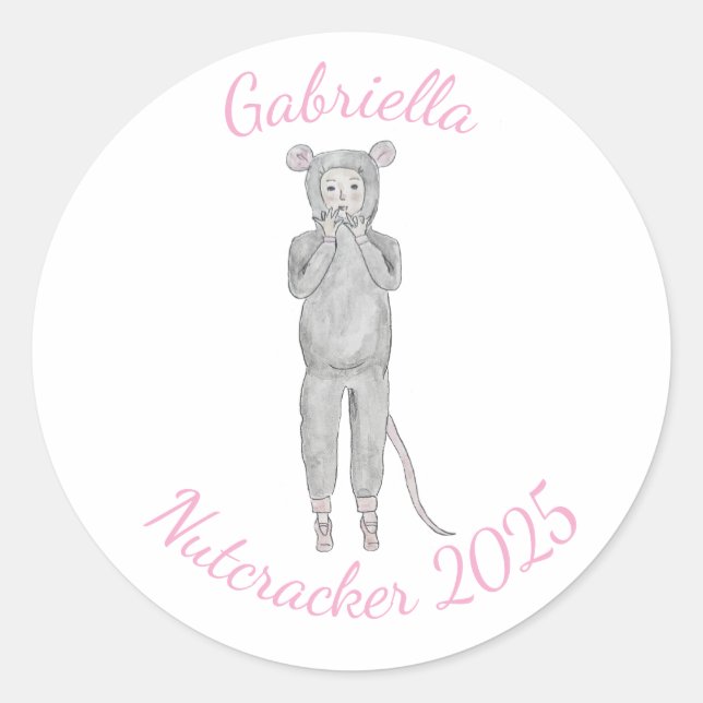 Mouse Nutcracker Sticker (Front)