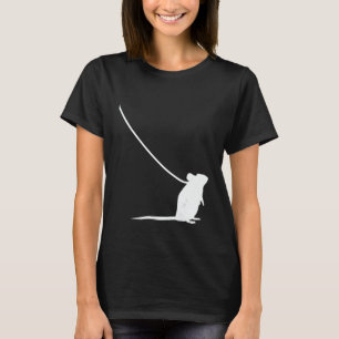 Mouse on a Leash Mice Animal Wildlife Cute Pet 1 T-Shirt