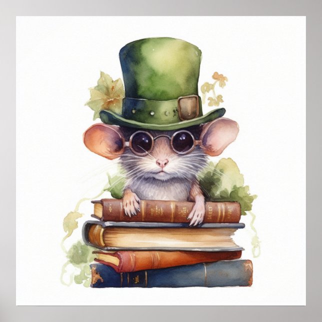 Mouse on top of books 7 poster (Front)