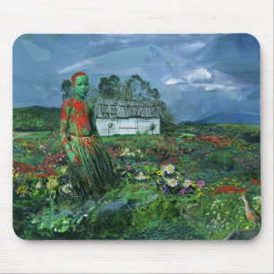 Mouse Pad 3 with Rachel Dolezal Art