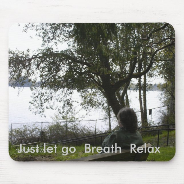 Mouse pad, "A Place To Be" (relax) Mat (Front)