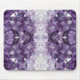 Mouse Pad Amethyst Crystals