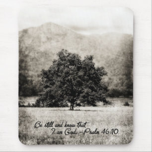 Mouse Pad- Be Still and Know that I am God Mat