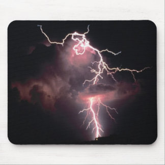 **MOUSE PAD - Black Lightning scenic Computer Mat Mouse Mat