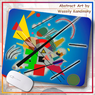 MOUSE PAD - ''Blue Painting'' - Wassily Kandinsky