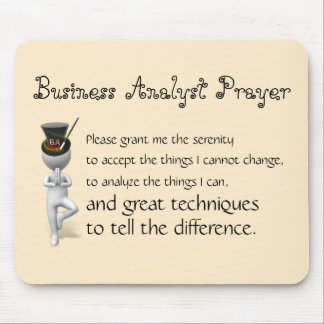 Mouse Pad Business Analyst Prayer