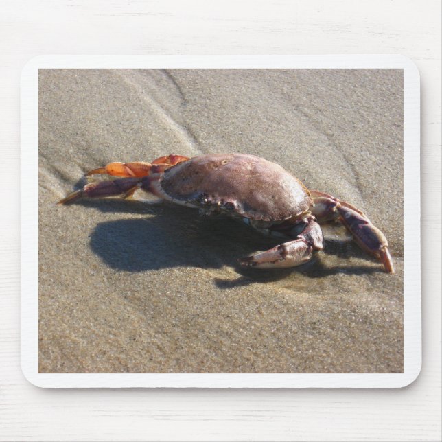Mouse Pad, Crab, Coast Guard Beach Mat (Front)