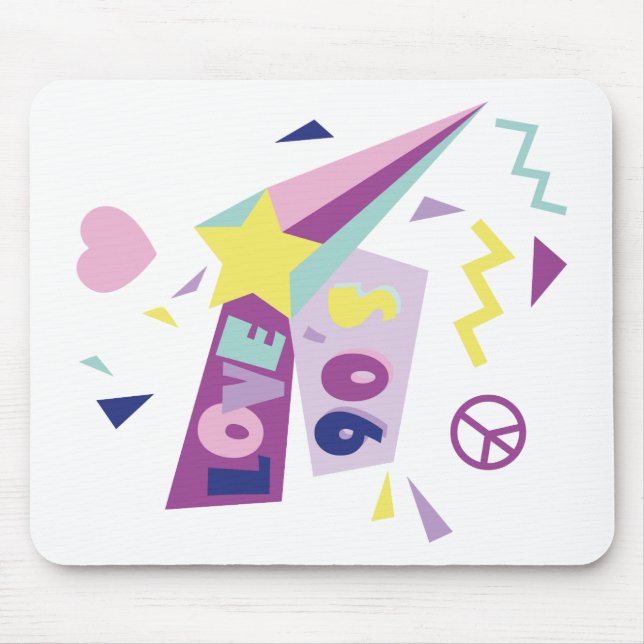 Mouse pad "crazy 90s" (Front)
