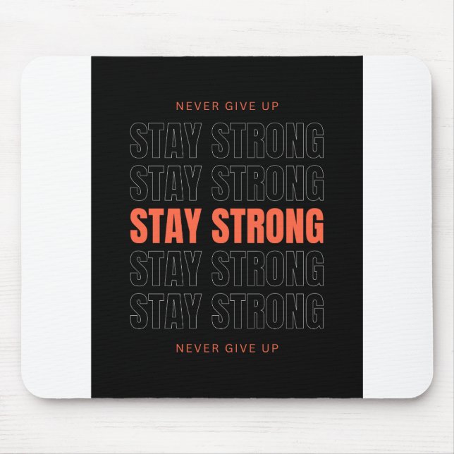 Mouse pad for the bold and creative (Front)