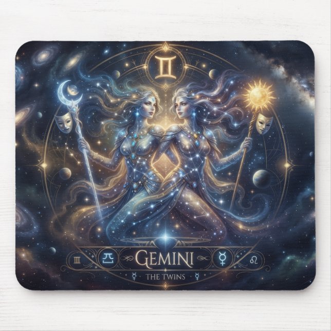 Mouse Pad, Gemini Mat (Front)