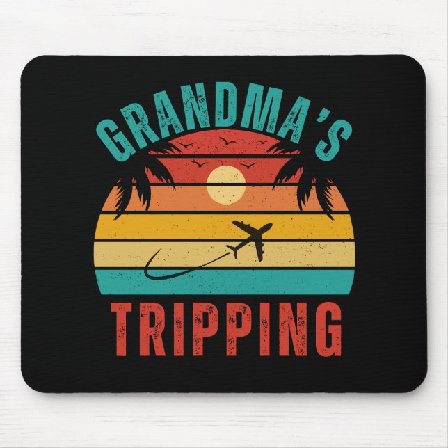 Mouse Pad - Grandma's Tripping  (Front)
