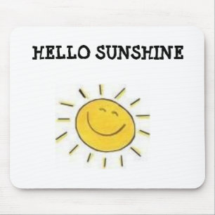 mouse pad, HELLO SUNSHINE Mat