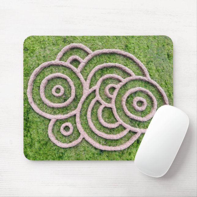 mouse pad landart sand beach creation art nature (With Mouse)