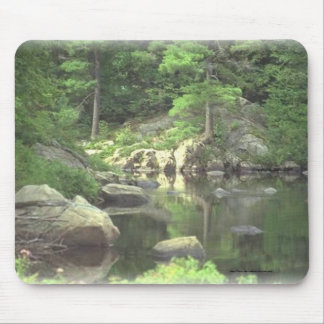 Mouse Pad~~New York mountain lake and rocks Mat