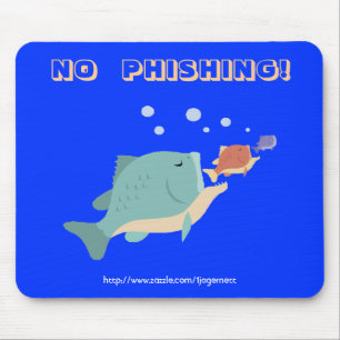 Mouse Pad, No Phishing Mat