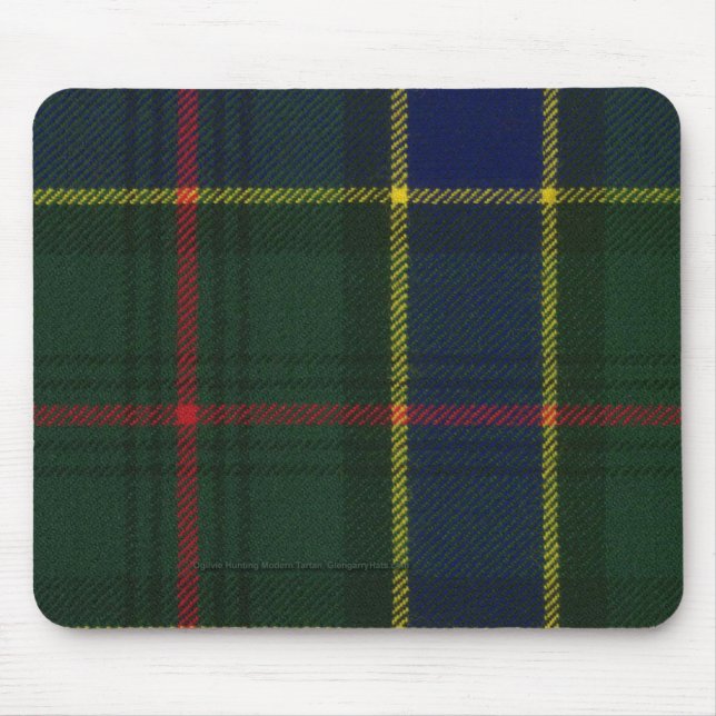 Mouse Pad Ogilvie Hunting Modern Tartan (Front)