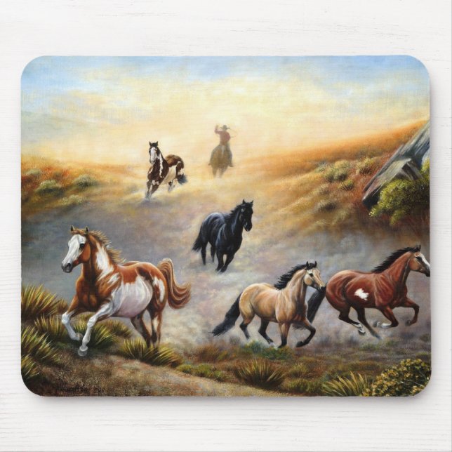 Mouse pad - painted desert (Front)