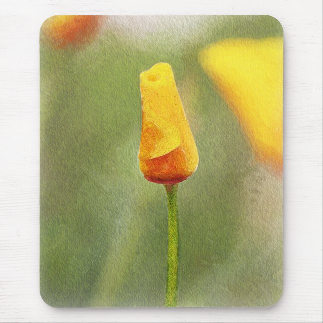 MOUSE PAD - Painted Poppy (Front)