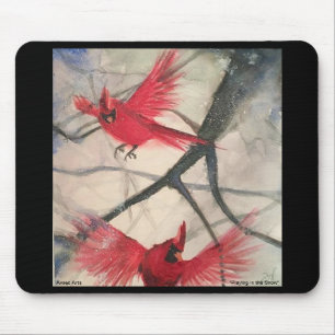 Mouse pad "Playing In the Snow"