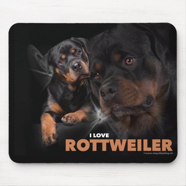 Mouse Pad Rottweiler (Front)