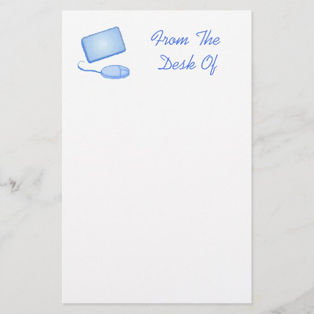 Mouse Pad Stationery (Front)