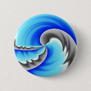 Mouse Pad Surfs Up 6 Cm Round Badge