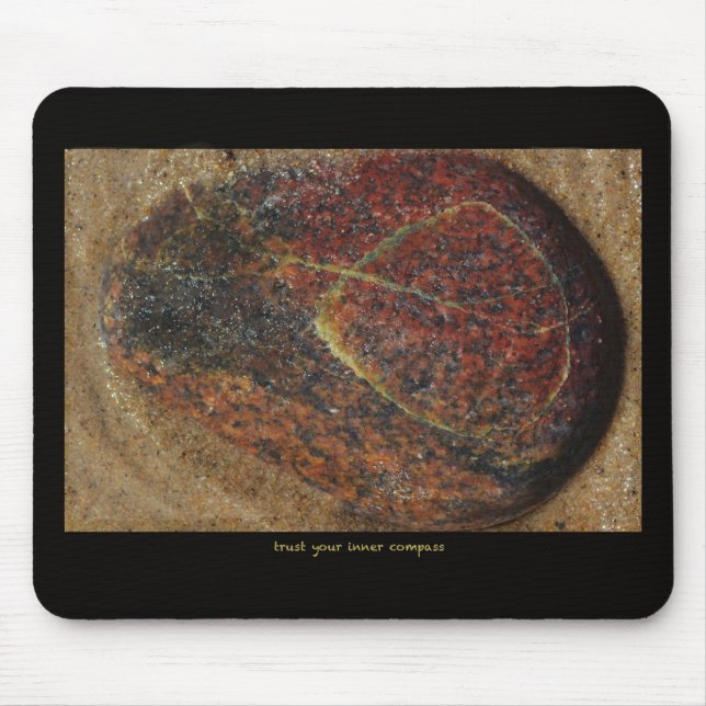 mouse pad w. inspirational text and photo (Front)