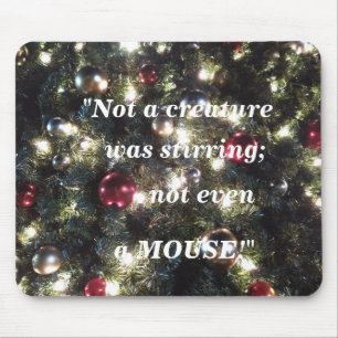Mouse pad with Christmas humour.