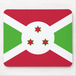 Mouse pad with Flag of Burundi