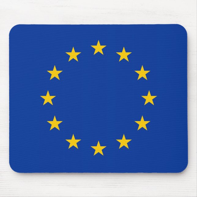 Mouse pad with Flag of European Union (Front)