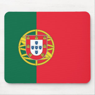 Mouse pad with Flag of Portugal