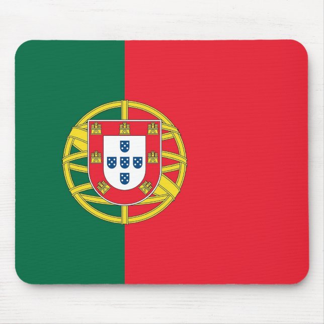 Mouse pad with Flag of Portugal (Front)