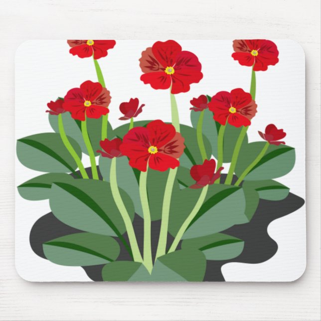 mouse pad with flowers (Front)