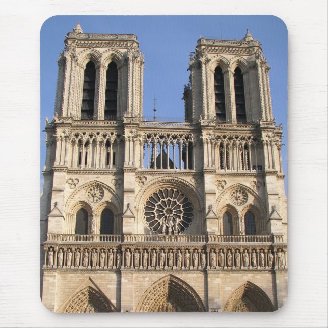 Mouse pad with Notre Dame de Paris (Front)