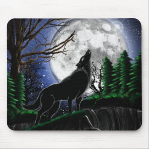 mouse pad/ wolf mat
