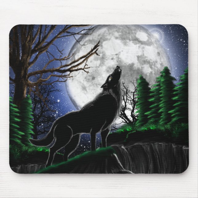 mouse pad/ wolf mat (Front)