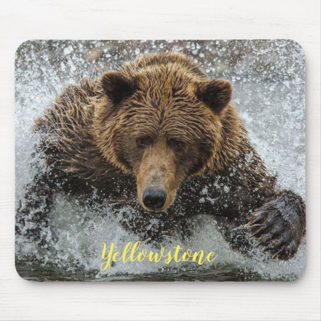 Mouse Pad-Yellowstone Bear Mouse Mat (Front)