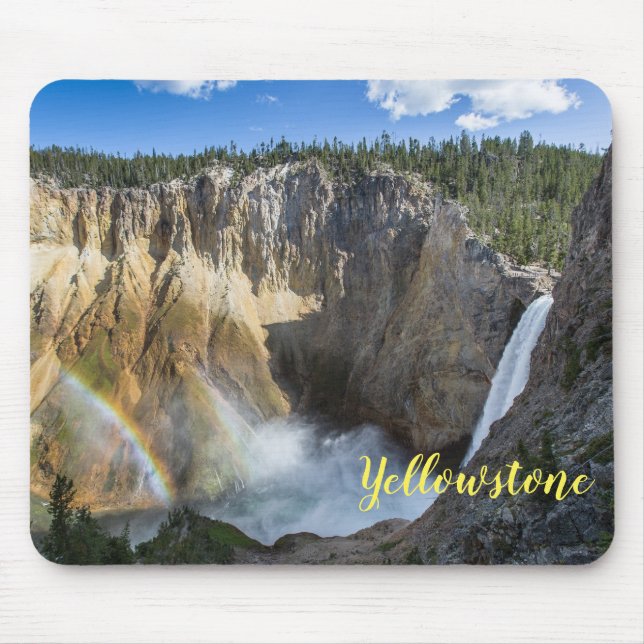 Mouse Pad-Yellowstone Falls Mouse Mat (Front)