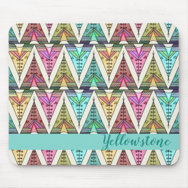 Mouse Pad-Yellowstone Native Art Mat (Front)